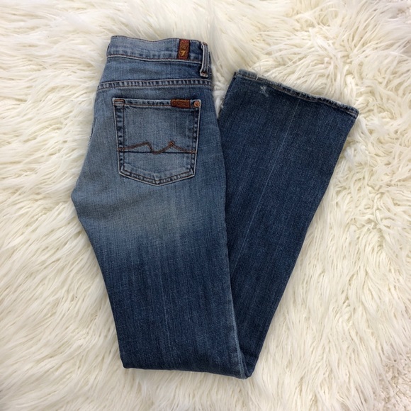 7 For All Mankind Denim - 7 FOR ALL MANKIND light bootcut jeans 27